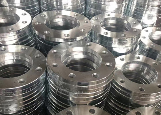 XF JIS B2220 10K 100A สลิปบนหน้าแปลน SS400 SF390A เหล็กกล้าคาร์บอนสแตนเลส