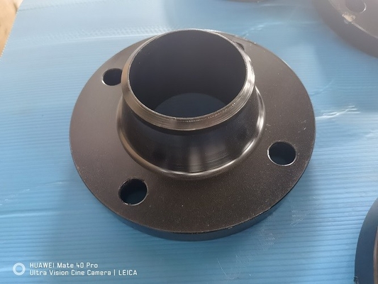 Wn 150lbs หน้าแปลนท่อเกลียว Dn200 Asme A105n สีดำ