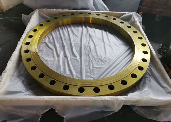 XF JIS B2220 10K 100A สลิปบนหน้าแปลน SS400 SF390A เหล็กกล้าคาร์บอนสแตนเลส