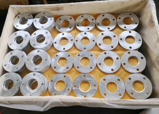 XF JIS B2220 10K 100A สลิปบนหน้าแปลน SS400 SF390A เหล็กกล้าคาร์บอนสแตนเลส