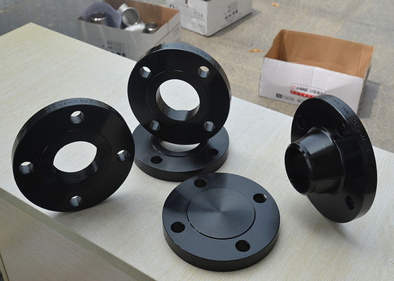 Ansi B16.5 B16.47-A สลิปบนคอเชื่อม Thd Lap Joint Blind RF Astm A105N หน้าแปลน