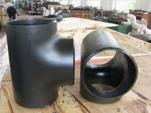 ANSI B16.9 ASTM A234WPB เหล็กกล้าคาร์บอนเท่ากับ Tee 3 '' 5 '' 10 '' Tee ลดสังกะสี