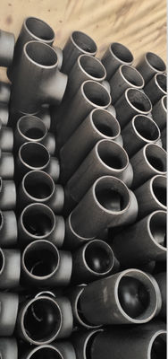 ANSI B16.9 ASTM A234WPB เหล็กกล้าคาร์บอนเท่ากับ Tee 3 '' 5 '' 10 '' Tee ลดสังกะสี
