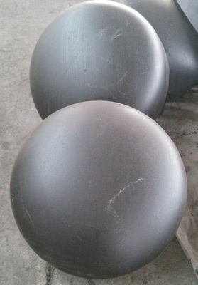 เหล็กกล้าคาร์บอน ISO9001 A234 WPB Cap ANSI B16.28 0.5 นิ้วถึง 48 นิ้ว Blakc Paint