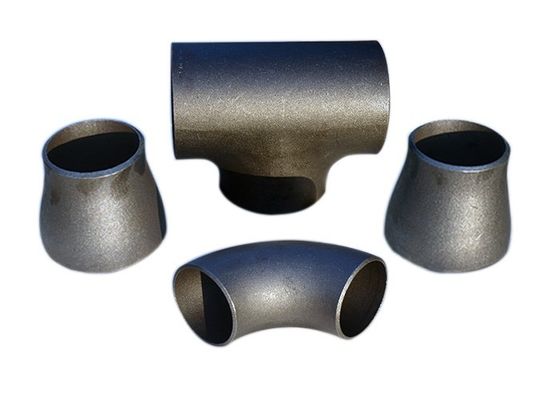 26 '' ถึง 110 '' ANSI B16.9 B16.25 ท่อเหล็ก Tee A234 WPB Elbow Tee ลด EN10253