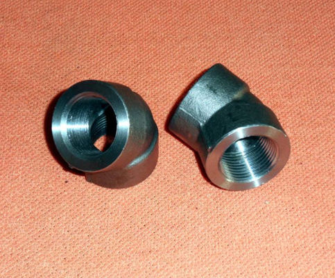 ฟิตติ้งฟอร์จแรงดันสูง ASME B16.11 ASTM A105 Elbow Cap Tee 3000LB 2000LB