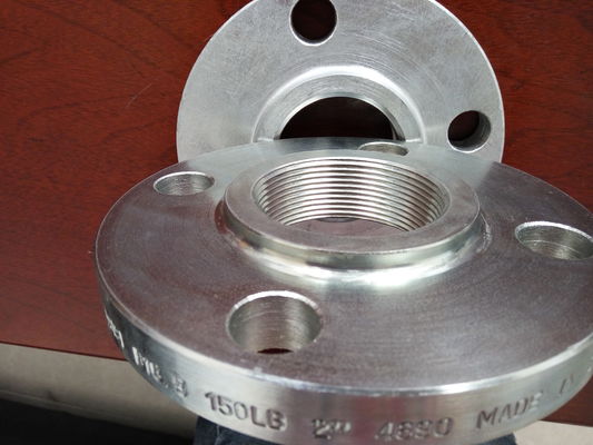 400 LBS 600 LB ANSI B16.5 B16.47 NPT หน้าแปลนเกลียว CS A105