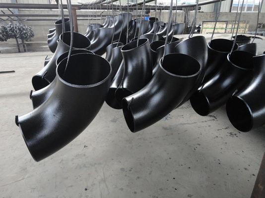 ข้อต่อท่อ Asme B16 9 Elbow Tee Reducer Cap Sch40 Sch80 Black Anti Rust Oil
