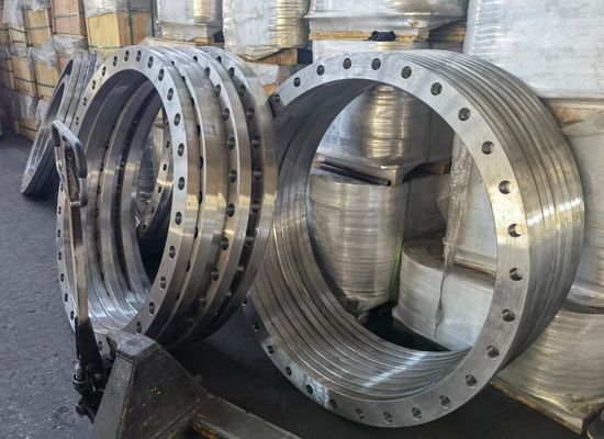 ฟอร์จ AWWA C207 CLASS B น้ำมันร้อนชุบสังกะสี FLANGE AWWA C207 CLASS D