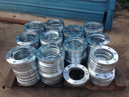 PN10 PN16 S235JR P280GH กัลวาไนซ์หลวมหน้าแปลน EN1092-1 Type02 DIN2642