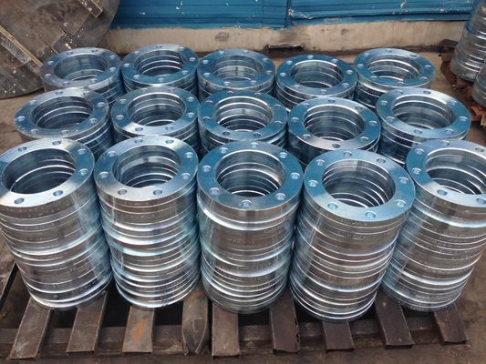 PN10 PN16 S235JR P280GH กัลวาไนซ์หลวมหน้าแปลน EN1092-1 Type02 DIN2642