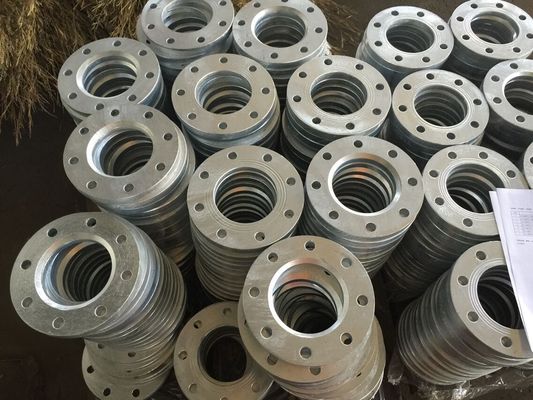 PN10 PN16 S235JR P280GH กัลวาไนซ์หลวมหน้าแปลน EN1092-1 Type02 DIN2642