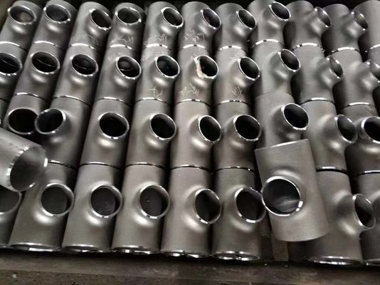 DN15 ถึง DN600 ข้อต่อท่อไม่มีรอยต่อ ASME B16.9 ASTM A234 WPB Elbow Tee Reducer