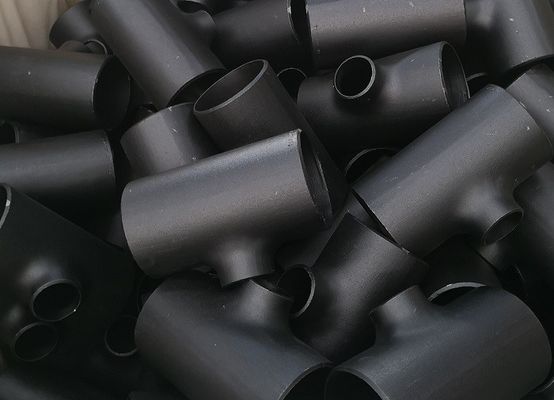 DN15 ถึง DN600 ข้อต่อท่อไม่มีรอยต่อ ASME B16.9 ASTM A234 WPB Elbow Tee Reducer