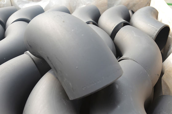 26 '' ถึง 110'' Butt Weld Pipe Fittings 90Deg Elbow Short Black Elbow Sch40 Sch80
