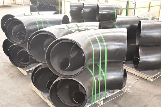 26 '' ถึง 110'' Butt Weld Pipe Fittings 90Deg Elbow Short Black Elbow Sch40 Sch80