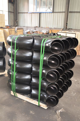 26 '' ถึง 110'' Butt Weld Pipe Fittings 90Deg Elbow Short Black Elbow Sch40 Sch80