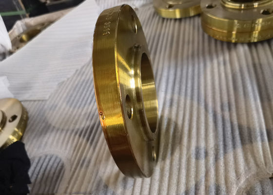 ASME B16.47 ANSI B16.5 BS10 หน้าแปลนท่อสแตนเลส WN ลื่นบนตาบอด SS304 SS316