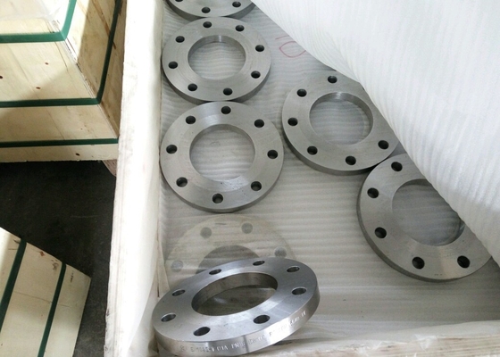 EN 1092-1 ประเภท 02 หน้าแปลนเหล็กคาร์บอนหลวม ST37.2 S235JR PN16 น้ำมันป้องกันสนิม